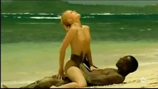 Блондинка в масло се ...